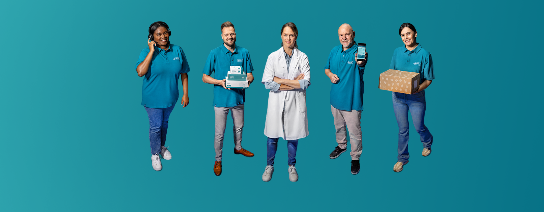 mediq support team achter zorgprofessional