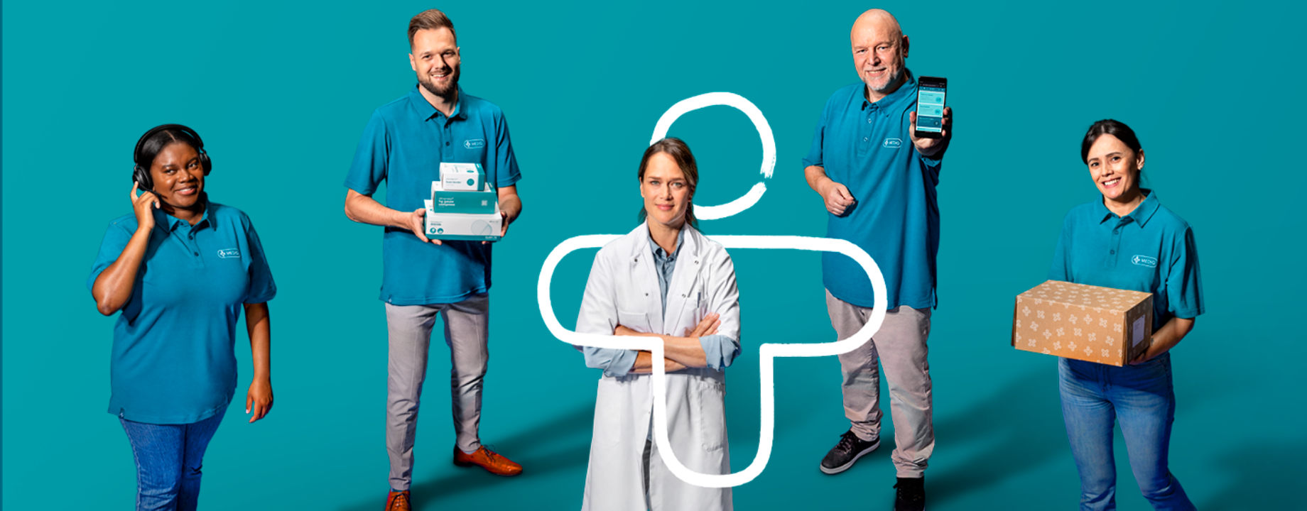 medewerkers mediq helpen zorgprofessional