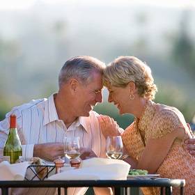 Intiem koppel buiten