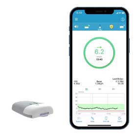 Medtrum TouchCare Nano insulinepomp