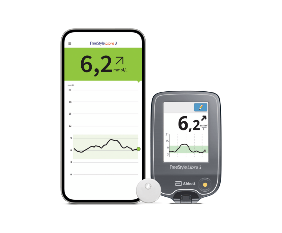smartphone en freestyle libre 3 sensor