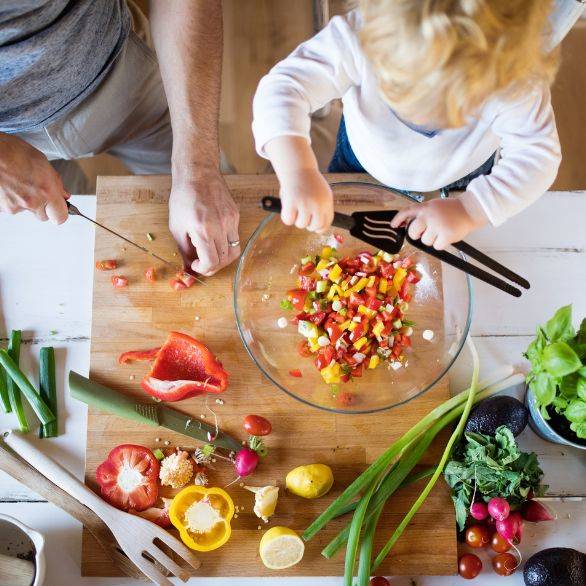 Samen met kind koken