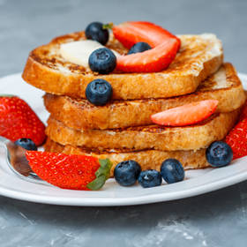 Wentelteefje met fruit