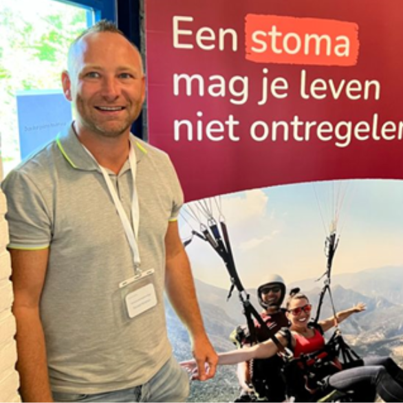 Ronald bij banner stoma mag je leven niet ontregelen