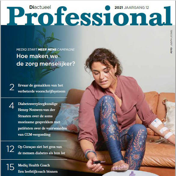 Dit is de 2021-editie van de Diactueel Professional, een magazine van Mediq