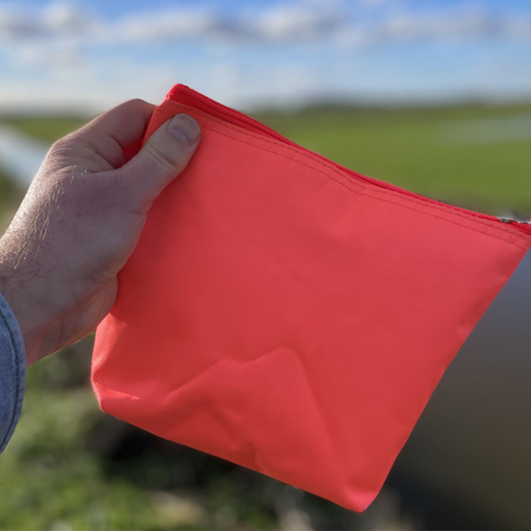 oranje roze tasje van cas