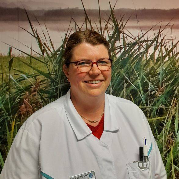 Stomaverpleegkundige Trienke Hummel